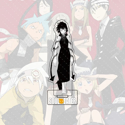 Anime Soul Eater Acrylic Standee Death the Kid Black Star Maka Figure Desk Decor Cosplay Keychain Halloween Gift 15CM