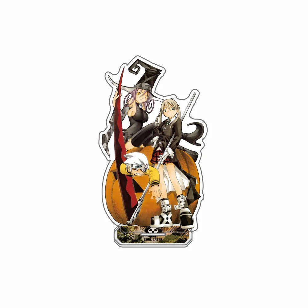 Soul Eater 15cm Acrylic Standee Anime Figure keyring Death the Kid Maka Albarn Black Star Tsubaki Desk Ornament Gift