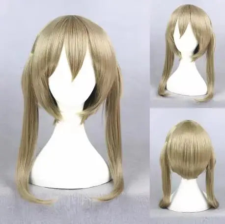 Anime Soul Eater Maka Albarn Cosplay Wig Women Girl Soul Eater Cosplay Halloween Carnival Party Wig Heat Resistant Synthetic Wig