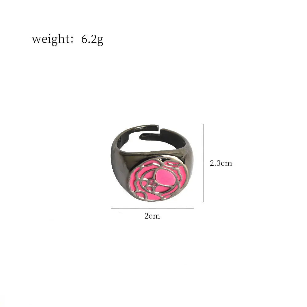 Anime Tenjo Utena Cosplay Ring Unisex Adjustable Opening Couple Rings Jewelry Accessories Gifts