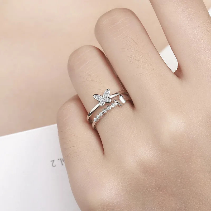 925 Sliver Rings Shining 5A Zircon for Women Wedding Engagement Sterling Silver Jewelry Fashion Luxury Gift High Quality