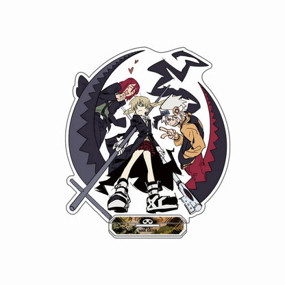 Soul Eater 15cm Acrylic Standee Anime Figure keyring Death the Kid Maka Albarn Black Star Tsubaki Desk Ornament Gift