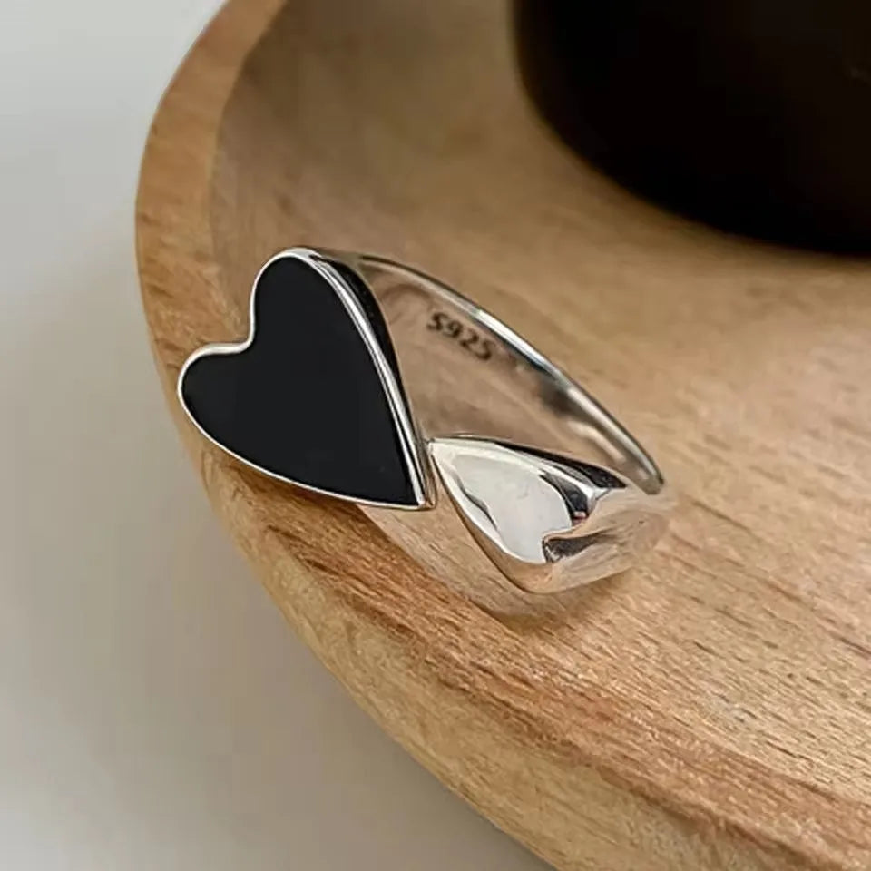 VENTFILLE 925 Sterling Silver Irregular Design Wave Golden Stackable Finger Rings Trendy Adjustable For Women Gifts Dropshipping