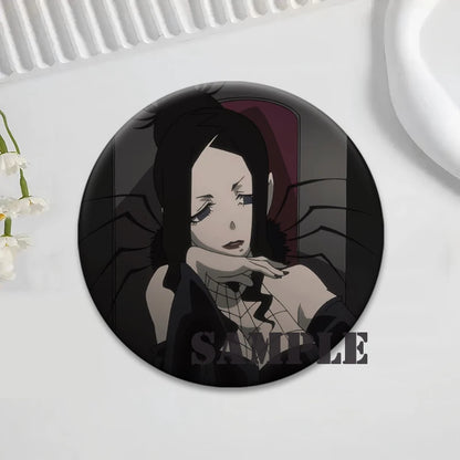Soul Eater Brooches Anime Figure Lapel Pins Maka Albarn Death The Kid Cartoon Badge for Backpack Accessories Clothes Decoration