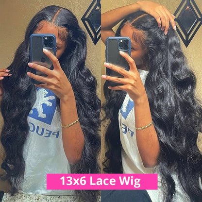 Body Wave HD Lace Frontal Wig for Black Women – Pre-Plucked 13x4 & 13x6