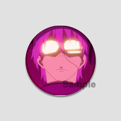 58/44/32mm Anime Soul Eater Round Pins Cartoon Badges Cosplay Handmade Tinplate Brooch for Backpack Clothes Chest Ornament Gifts