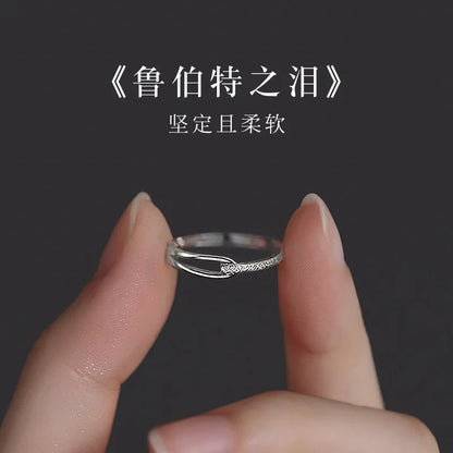 REETI 925 Sterling Silver Rings for Women Ring Open Ring Style Lady Prevent Allergy Sterling-silver-jewelry
