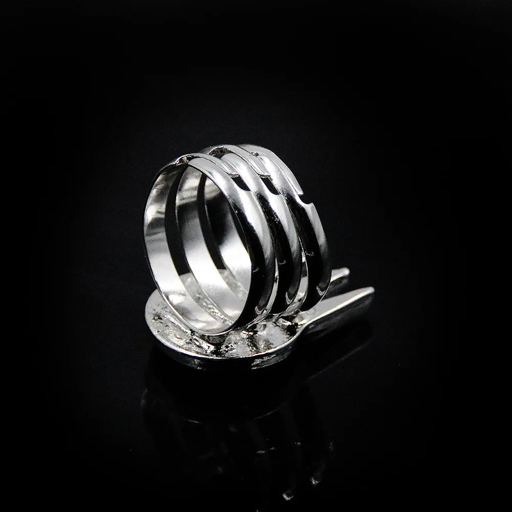 Anime Soul Eater Death the Kid Skull Cosplay Ring Metal Adjustable Rings Unisex Jewelry Halloween Accessories Props