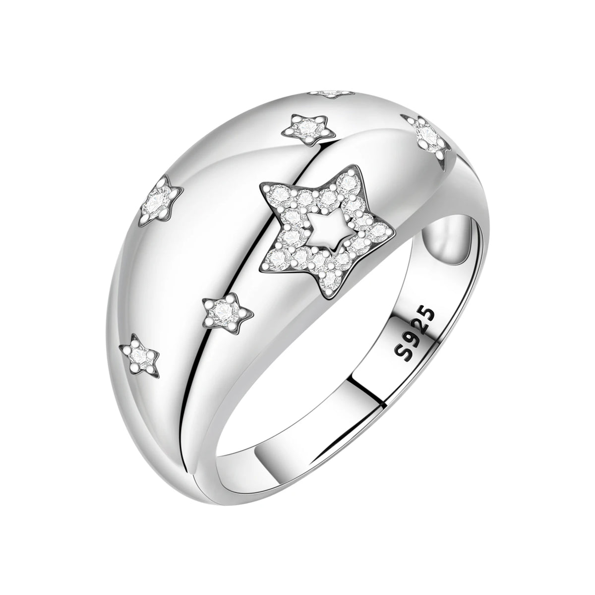 925 Sterling Silver Three-Ring Stackable Ring for Women Simple Fashion Design Fine Jewelry Perfect for Birthday Party Gift 2026