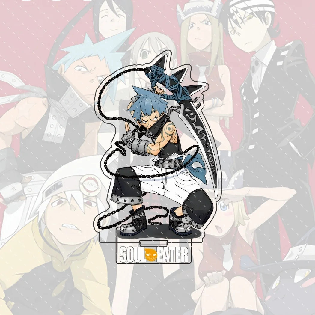 Anime“Soul Eater”Acrylic Character Tsugumi Harudori, Kid Standing Model Stand Exquisite Desktop Decoration Halloween Gift 15CM