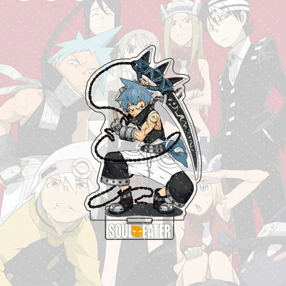 Anime“Soul Eater”Acrylic Character Tsugumi Harudori, Kid Standing Model Stand Exquisite Desktop Decoration Halloween Gift 15CM