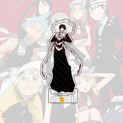 Anime Soul Eater Acrylic Standee Death the Kid Black Star Maka Figure Desk Decor Cosplay Keychain Halloween Gift 15CM