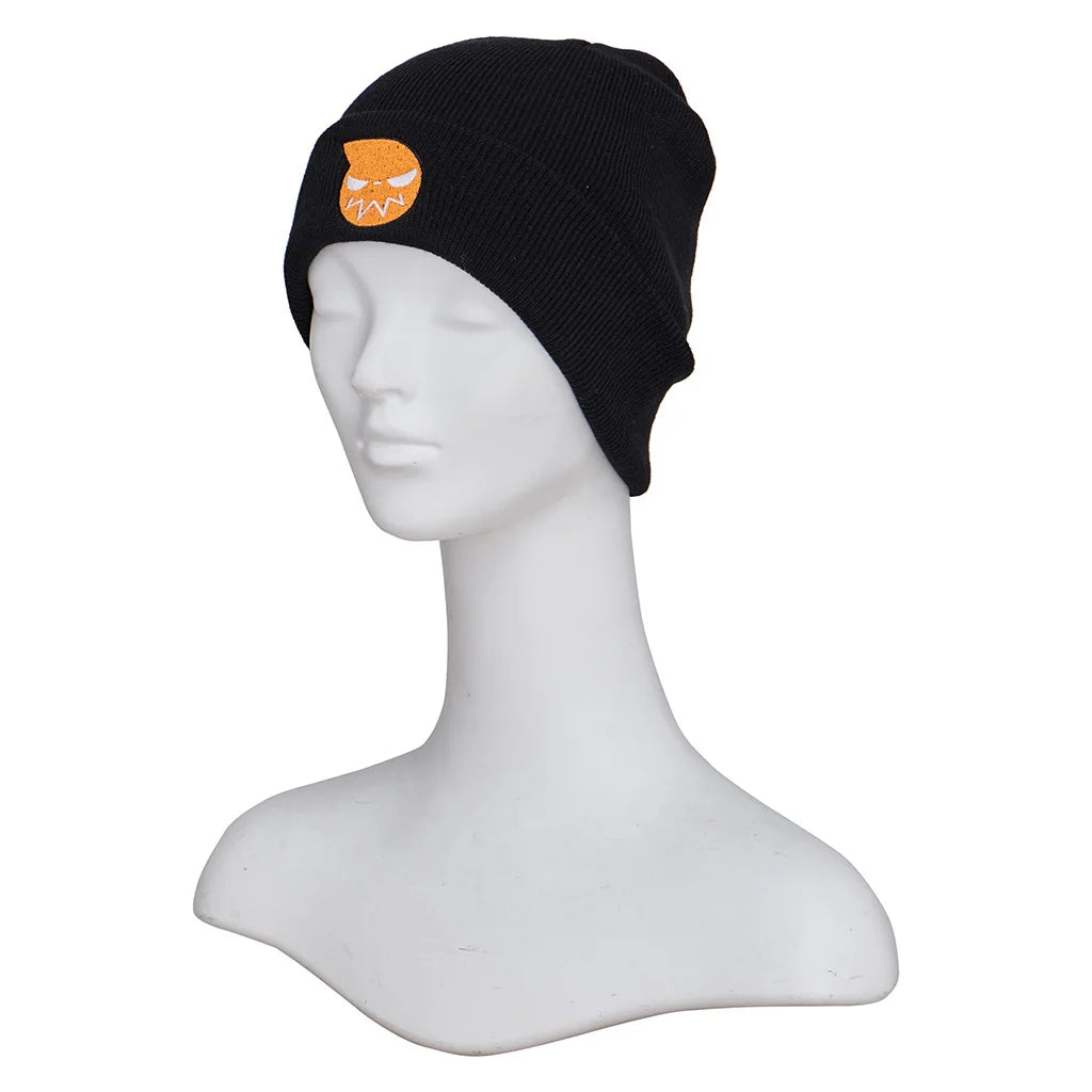 Anime Soul Cosplay Eater Soul Costume Knitted Beanie Hats Soul Unisex Embroidered Beanie Cap Halloween Party Assessories Props