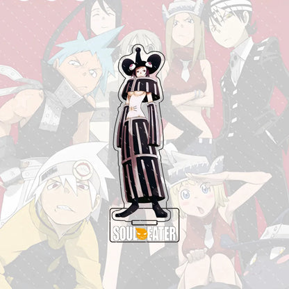 Anime Soul Eater Acrylic Standee Death the Kid Black Star Maka Figure Desk Decor Cosplay Keychain Halloween Gift 15CM