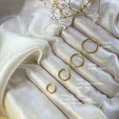 1/10PCS ASTM F136 G23 Titanium Hinged Hoop Nose Rings 20G 18G 16G Septum Ring Body Piercing Jewelry Helix Cartilage Rook Earring