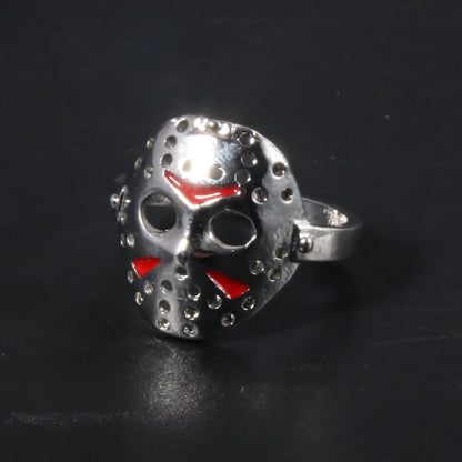 Anime Soul Eater Death the Kid Skull Cosplay Ring Metal Adjustable Rings Unisex Jewelry Halloween Accessories Props
