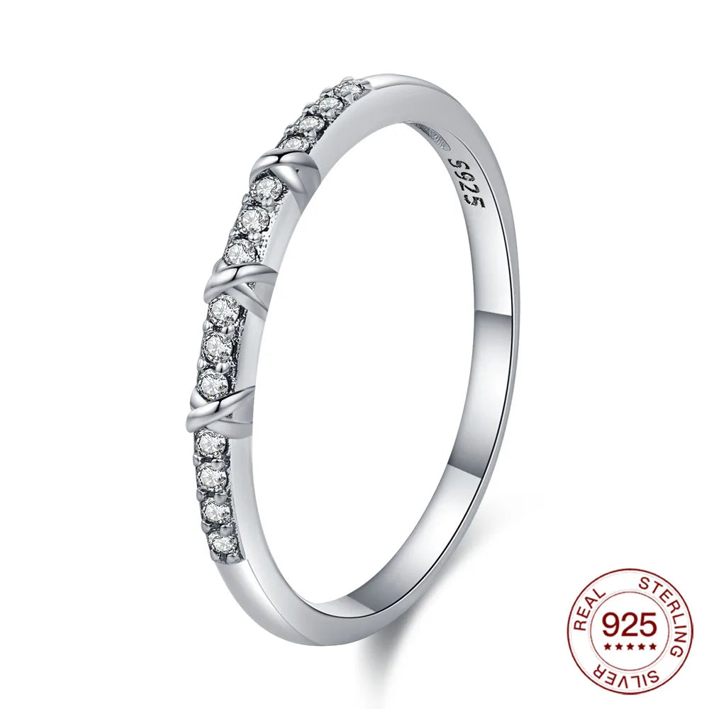 New Rings 925 Sterling Silver Ring Original Silver Pearl Ring For Women Luxury Zircon Simple Finger Ring Lover Jewelry Gifts