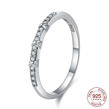 New Rings 925 Sterling Silver Ring Original Silver Pearl Ring For Women Luxury Zircon Simple Finger Ring Lover Jewelry Gifts