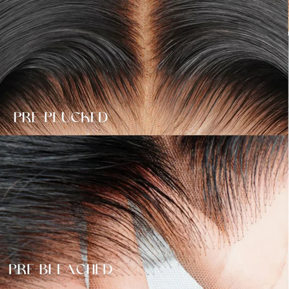 Brown Blonde Highlight Bob Wig – 5x5 HD Closure Balayage, 200% Density Pre-Plucked