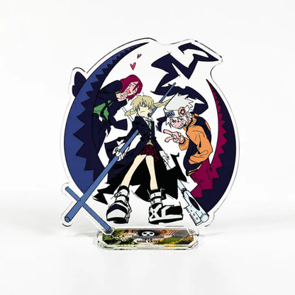 Soul Eater 15cm Acrylic Standee Anime Figure keyring Death the Kid Maka Albarn Black Star Tsubaki Desk Ornament Gift