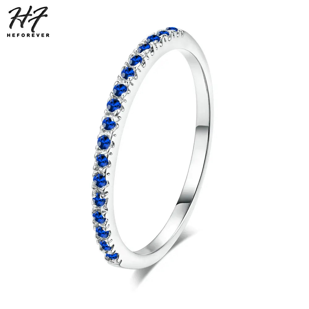 Korean Dainty Rings For Women Aesthetic Accessories Jewellry Date Engagement Women' Ring Thin Colorful Finger Jewelry R132