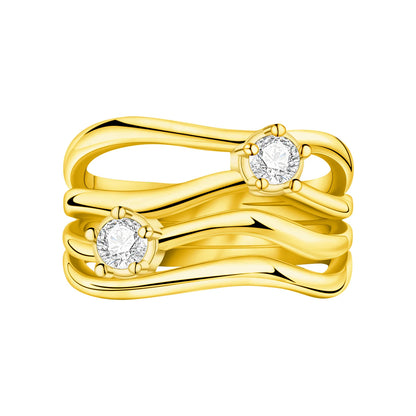 925 Sterling Silver Three-Ring Stackable Ring for Women Simple Fashion Design Fine Jewelry Perfect for Birthday Party Gift 2026
