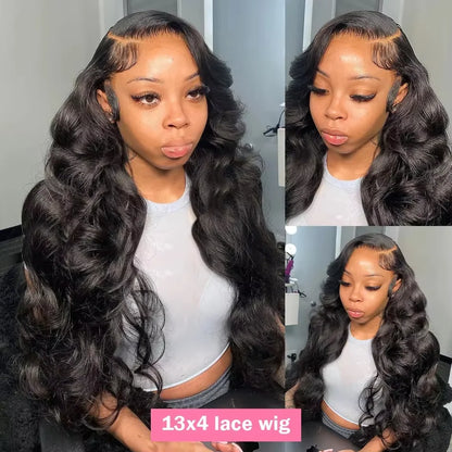 Body Wave Glueless Drawstring 360 Full Lace Wig – 13x6 HD & 5x5 Wear-and-Go