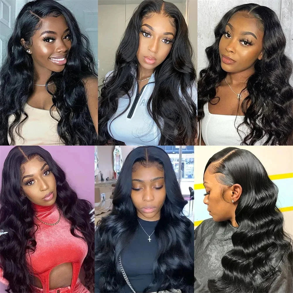 Body Wave 200% Real Density 13x6 HD Transparent Lace Front Wig – 13x4 & 360 Pre-Plucked