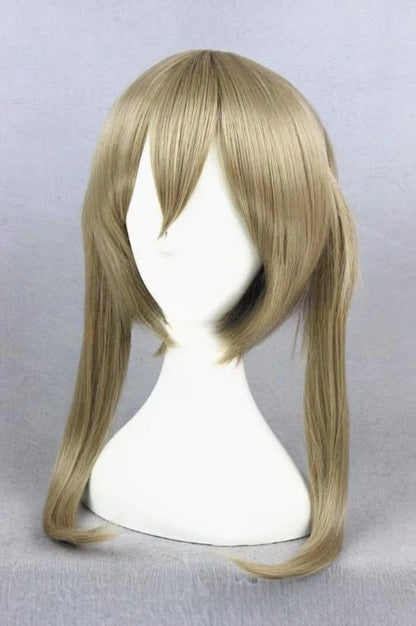 Anime Soul Eater Maka Albarn Cosplay Wig Women Girl Soul Eater Cosplay Halloween Carnival Party Wig Heat Resistant Synthetic Wig