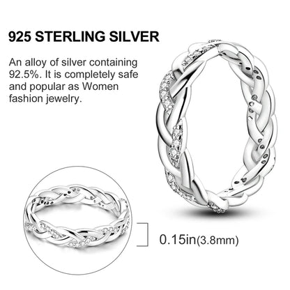 925 Sterling Silver Rings Infinite Love Sun Moon Eye Flower Ring For Women Original Wedding Ring Jewelry Gift