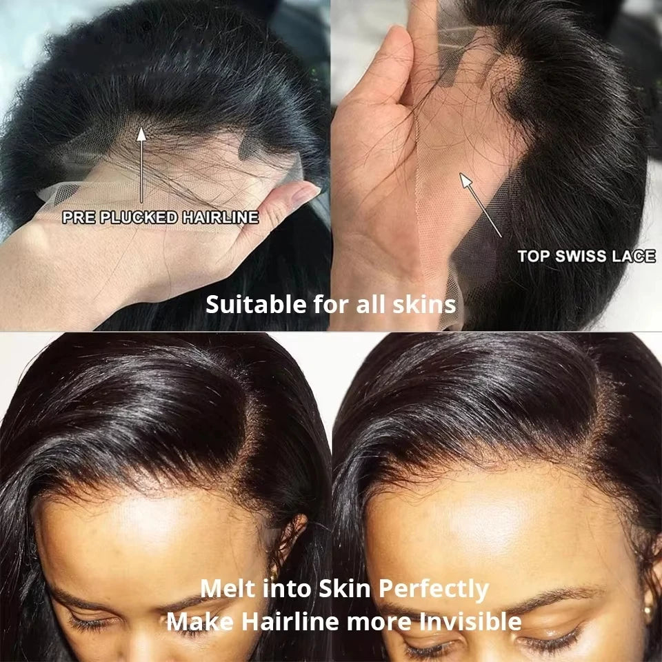 Body Wave HD Lace Frontal Wig for Black Women – Pre-Plucked 13x4 & 13x6