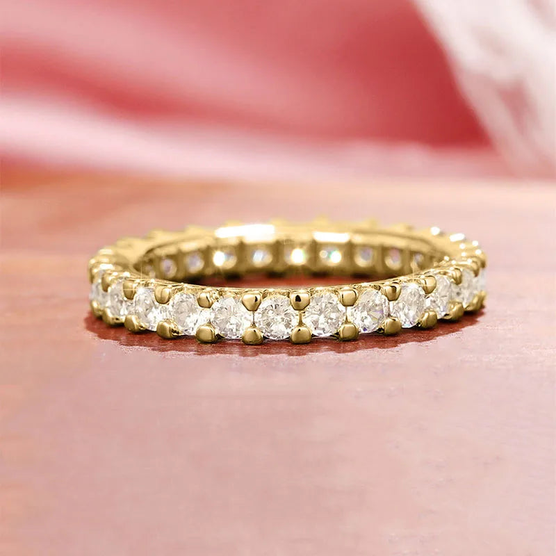 Huitan New Trendy Thin Finger Rings Silver Color Band with Shiny Cubic Zirconia Simple Stylish Daily Wear Accessories for Women