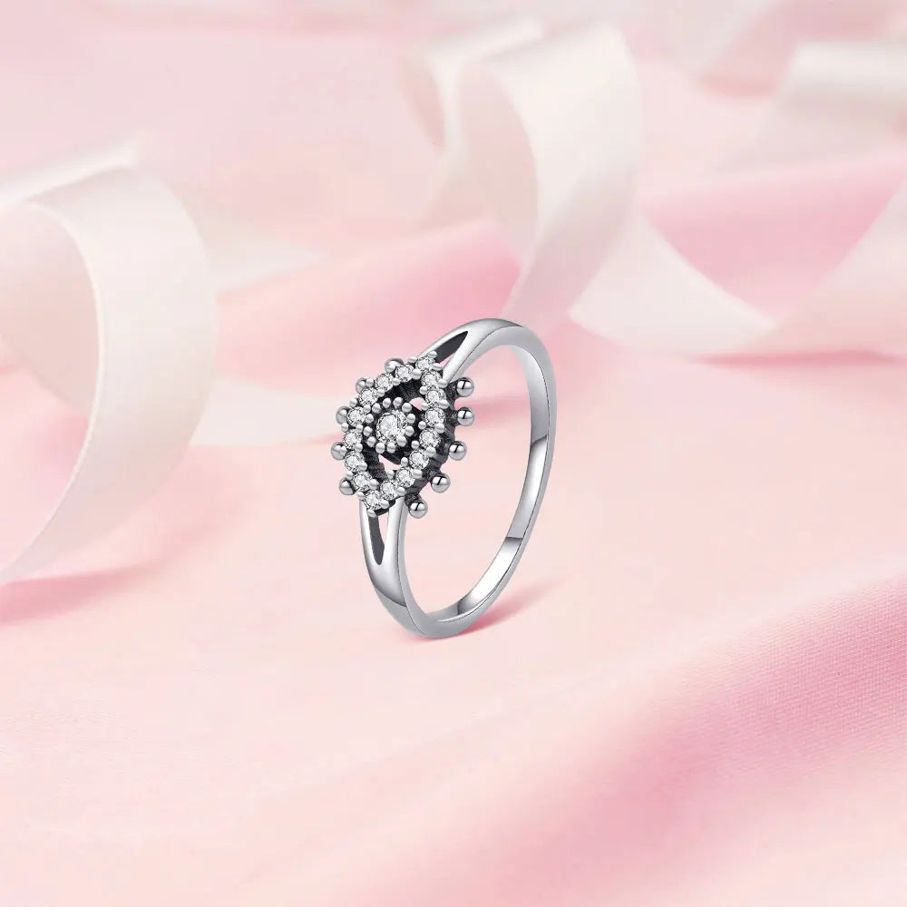 New Rings 925 Sterling Silver Ring Original Silver Pearl Ring For Women Luxury Zircon Simple Finger Ring Lover Jewelry Gifts
