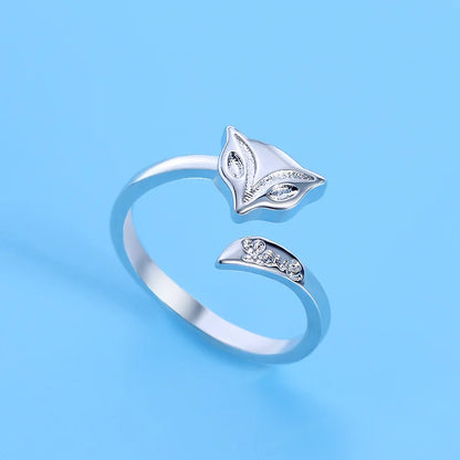 Hot 925 Sterling Silver Ring AAA Zircon Adjustable Simplicity Fashion Exquisite Women Jewelry Accessories Wedding Party Gift