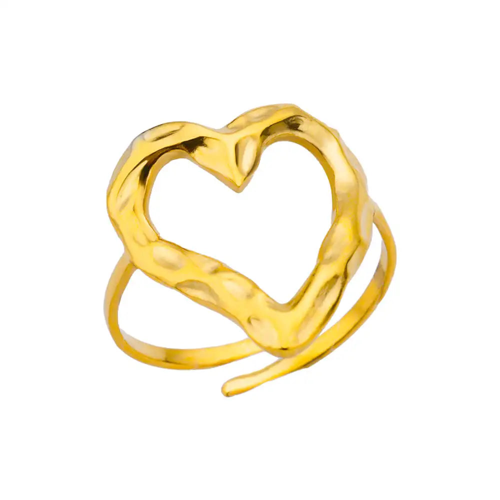Stainless Steel Round Rings For Women Zircon Geometric Gold Color Crystal Ring Aesthetic Wedding Party Jewerly Gift Bague Femme