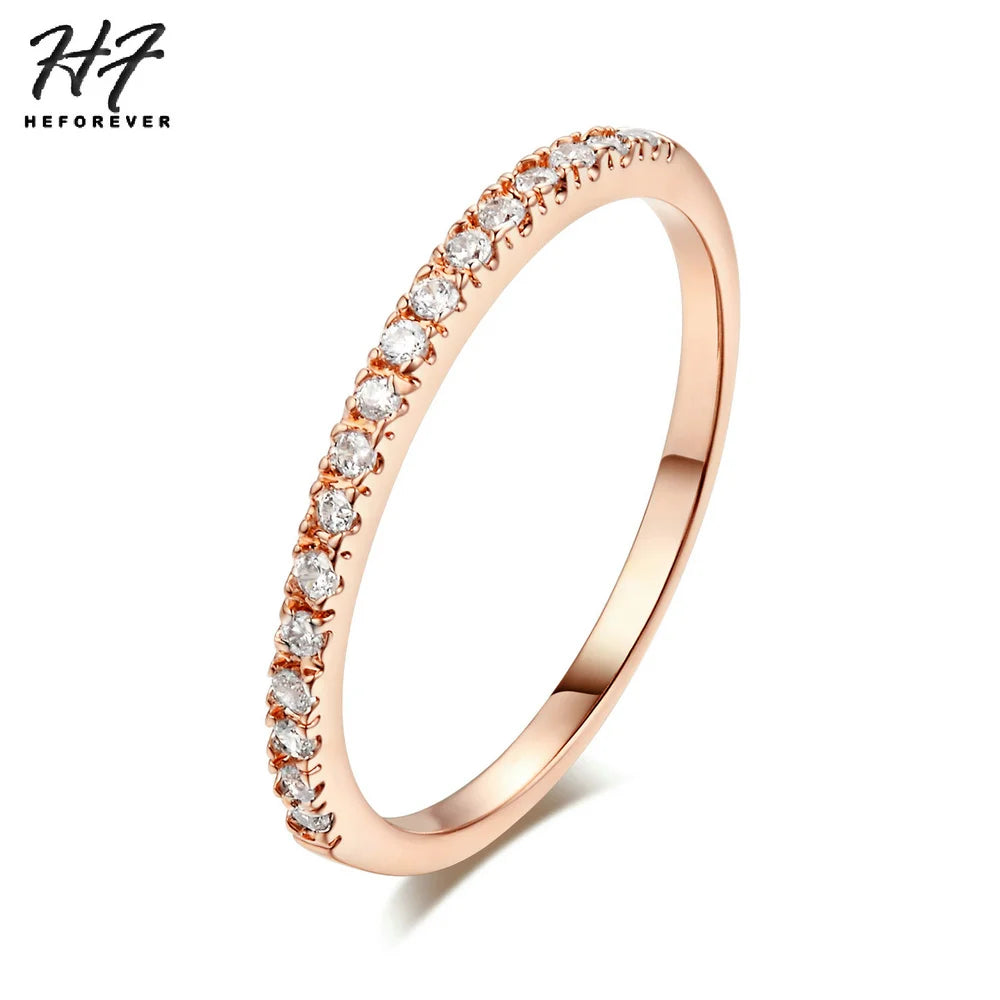 Korean Dainty Rings For Women Aesthetic Accessories Jewellry Date Engagement Women' Ring Thin Colorful Finger Jewelry R132