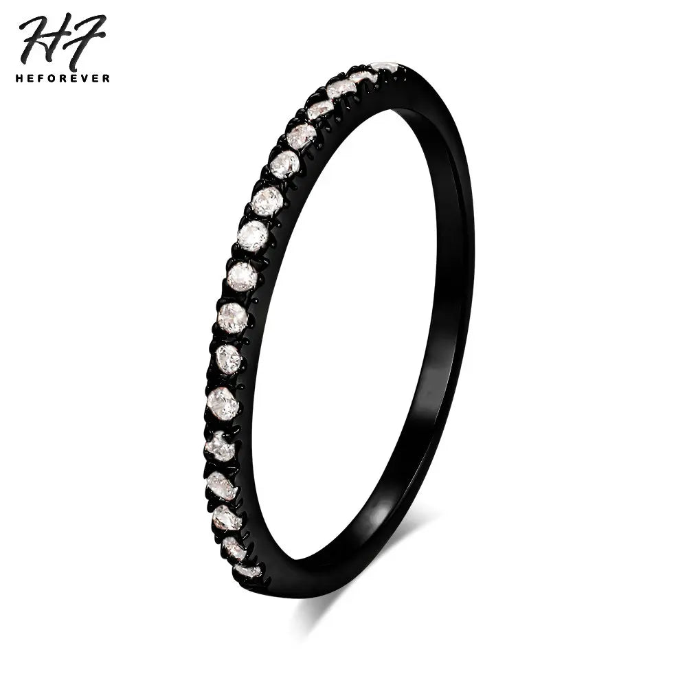 Korean Dainty Rings For Women Aesthetic Accessories Jewellry Date Engagement Women' Ring Thin Colorful Finger Jewelry R132
