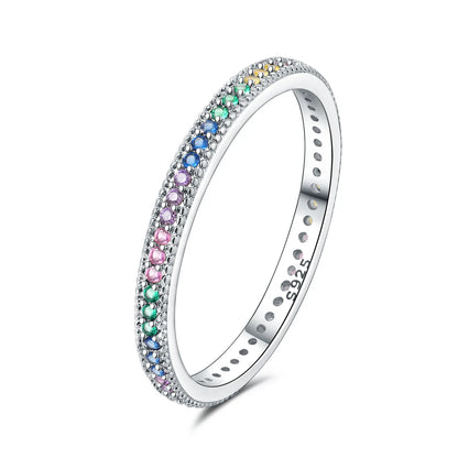 925 Sterling Silver Three-Ring Stackable Ring for Women Simple Fashion Design Fine Jewelry Perfect for Birthday Party Gift 2026