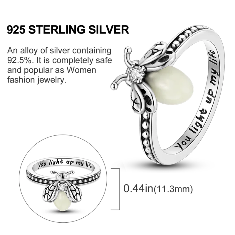925 Sterling Silver Rings Infinite Love Sun Moon Eye Flower Ring For Women Original Wedding Ring Jewelry Gift