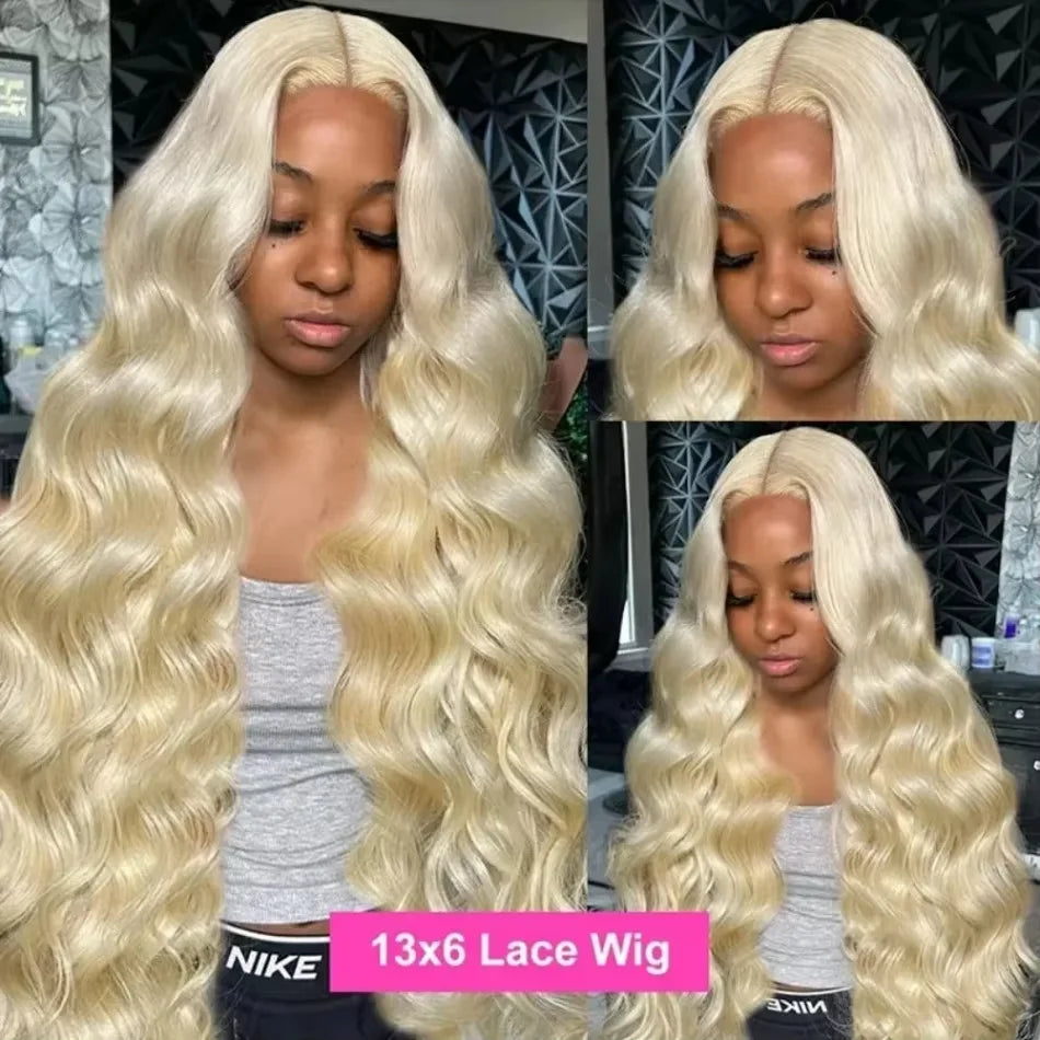 613 Honey Blonde Body Wave HD Lace Front Wig – Pre-Plucked 13x4 & 13x6