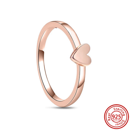 925 Sterling Silver Original Rose Gold Plated Fashion Women Ring Flower Green Zircon Design Jewelry Exquisite Wedding Gift Rings