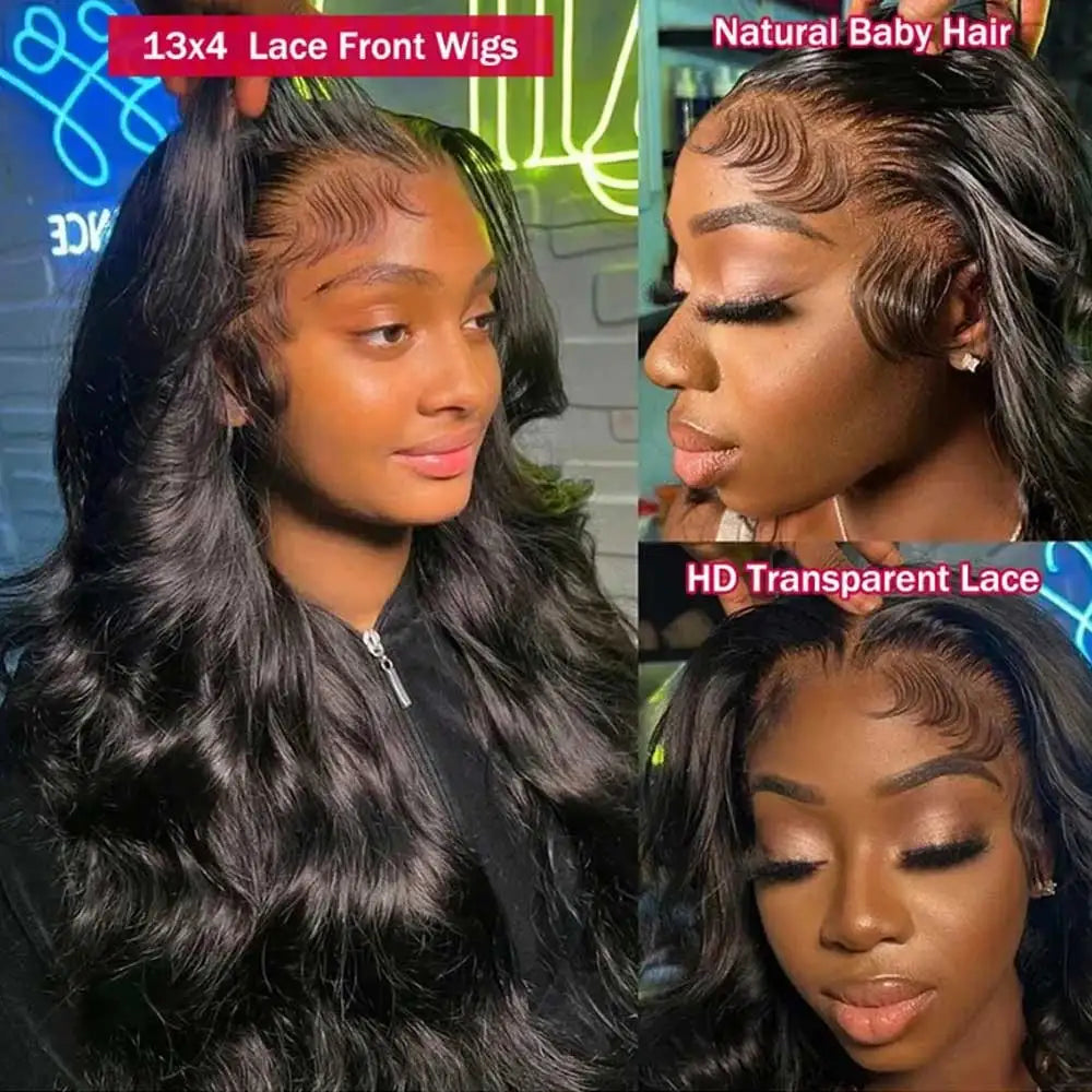 Body Wave HD Lace Frontal Wig – 13x4, 13x6 & 5x5 Glueless Closure