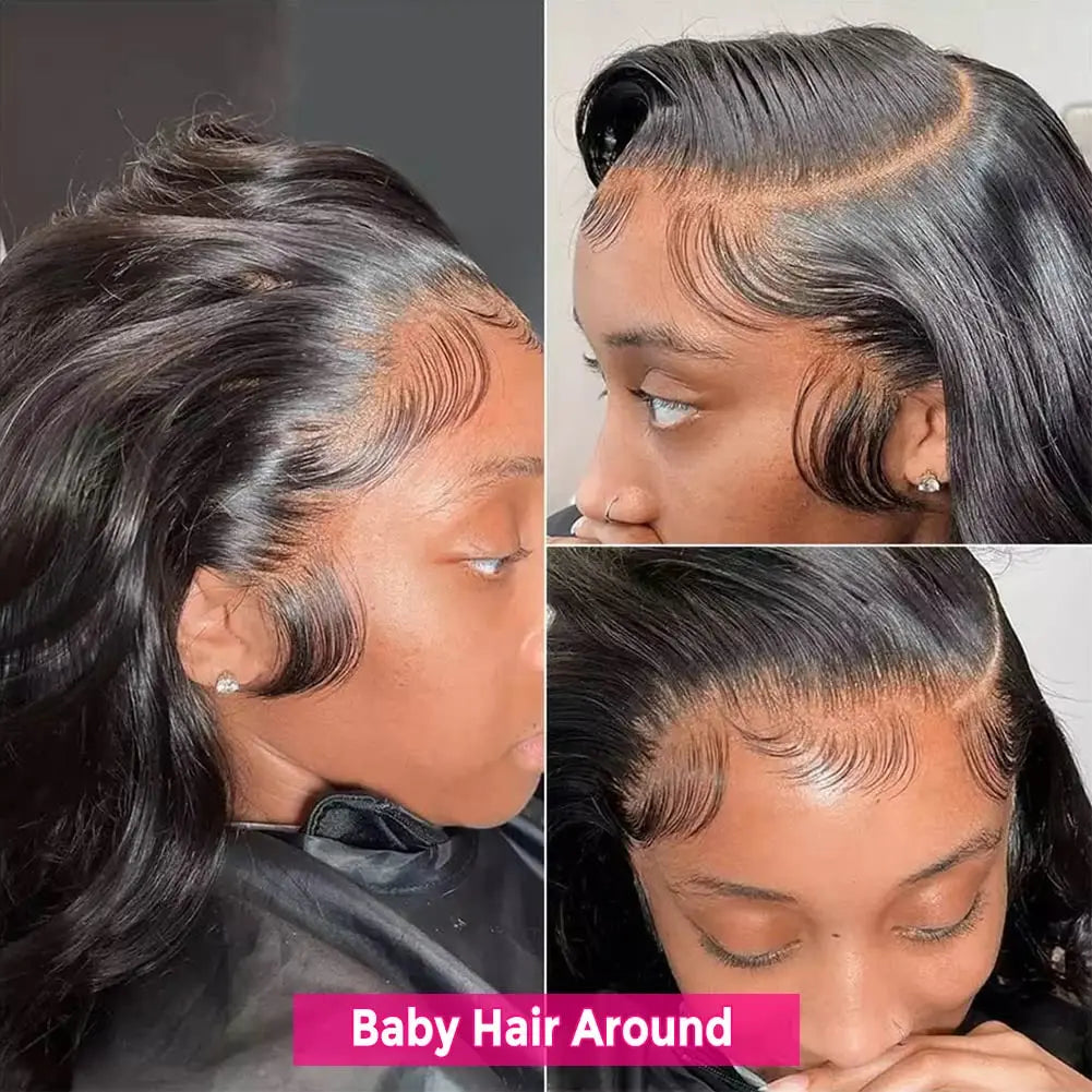 Glueless Bone Straight HD Lace Frontal Wig – 13x4, 13x6 & 5x5, Up to 42 Inch