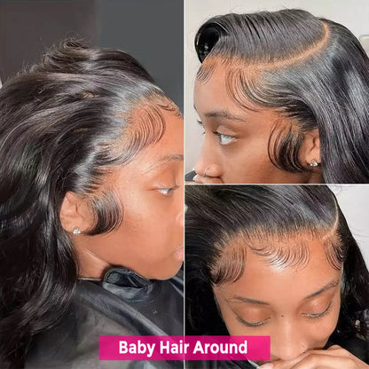 Glueless Bone Straight HD Lace Frontal Wig – 13x4, 13x6 & 5x5, Up to 42 Inch