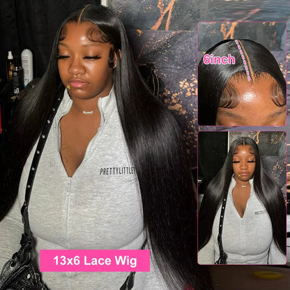 Bone Straight 5x5 Glueless HD Lace Wig – Pre-Plucked Ready-to-Wear, 250%