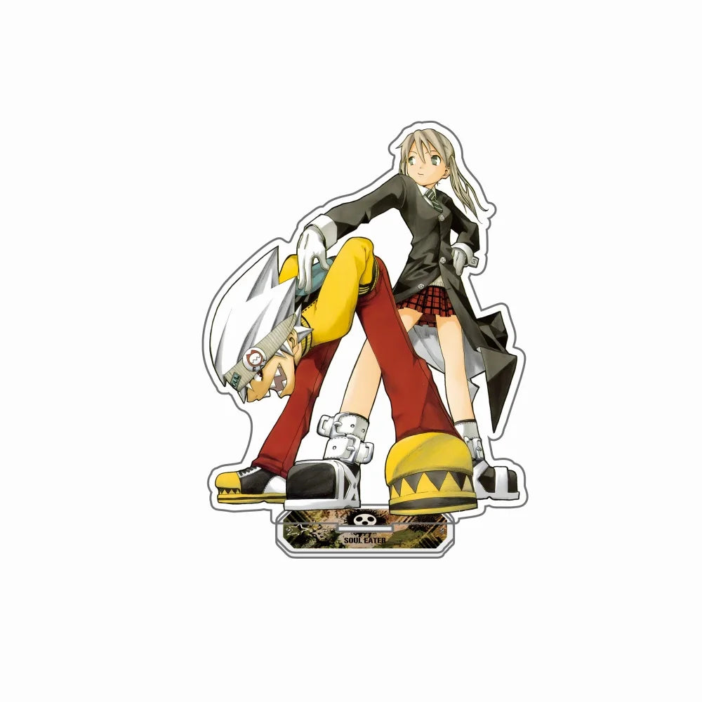 Soul Eater 15cm Acrylic Standee Anime Figure keyring Death the Kid Maka Albarn Black Star Tsubaki Desk Ornament Gift