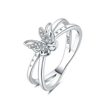 925 Sterling Silver Three-Ring Stackable Ring for Women Simple Fashion Design Fine Jewelry Perfect for Birthday Party Gift 2026