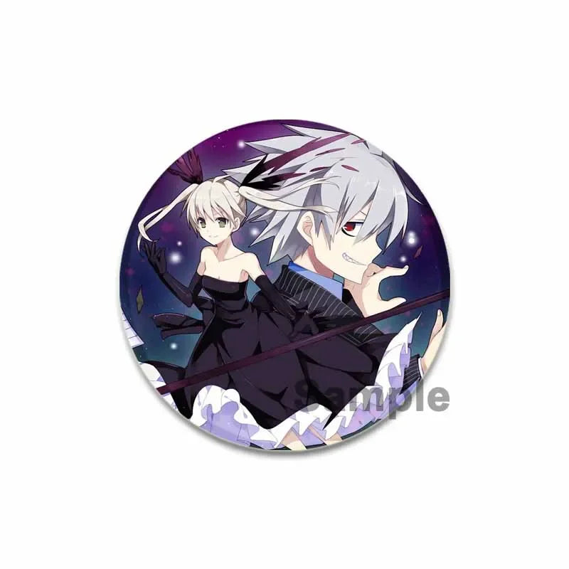 32/44/58MM Anime Soul Eater Pins Thompson Patricia Evans Soul Eater Albarn Maka Figure Icon Brooches Badge for Backpack Clothes