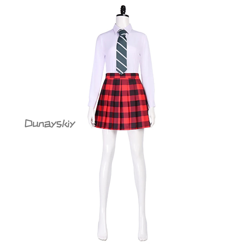 Anime Soul Maka Albarn Cosplay JK School Eater Eater Costume Girl Skirt Uniform Wig Halloween Party Role Play Outfit Maka Cos