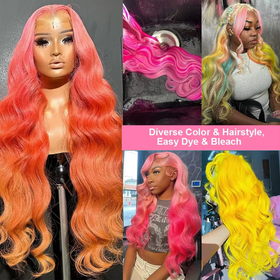 613 Honey Blonde Body Wave 13x6 Lace Front Wig – Natural Hairline with Baby Hair, 230%